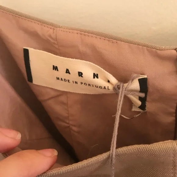 SOLD — NWT Marni sz 38 midi silk wool skirt - Picture 2 of 5